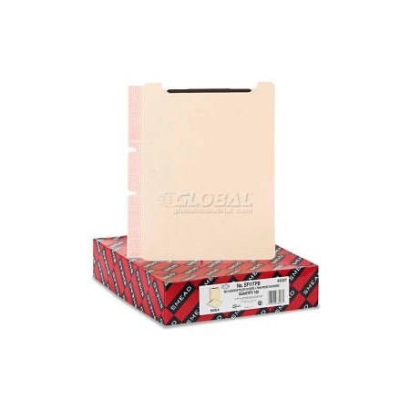 Smead Smead Manila Self-Adhesive End/Top Tab Folder Dividers, Two Fasteners, Letter, 100/Box 68027